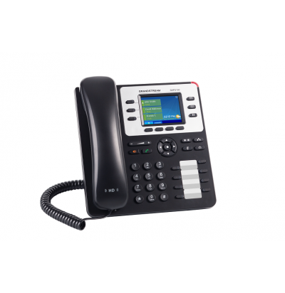 IP телефон Grandstream GXP2130v2 - IP телефон. 3 SIP аккаунта, 3 линии, цветной LCD, PoE, (1GbE) Gigabit Ethernet, 8 BLF, Bluetooth